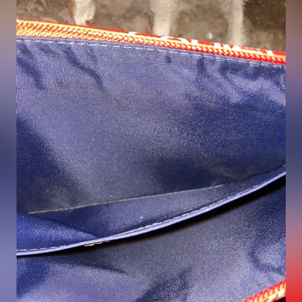 Louis Vuitton Pochette Apollo Pacific Taiga Clutch Bag Blue - Picture 8 of 13